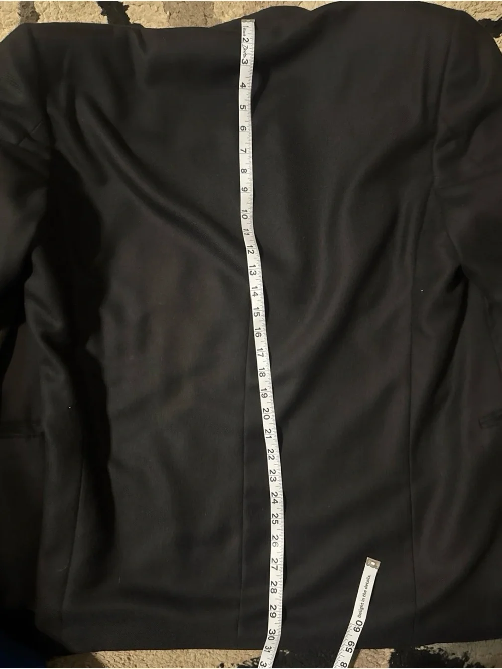 John W. Nordstrom Black Men's Three-Button Sport Coat